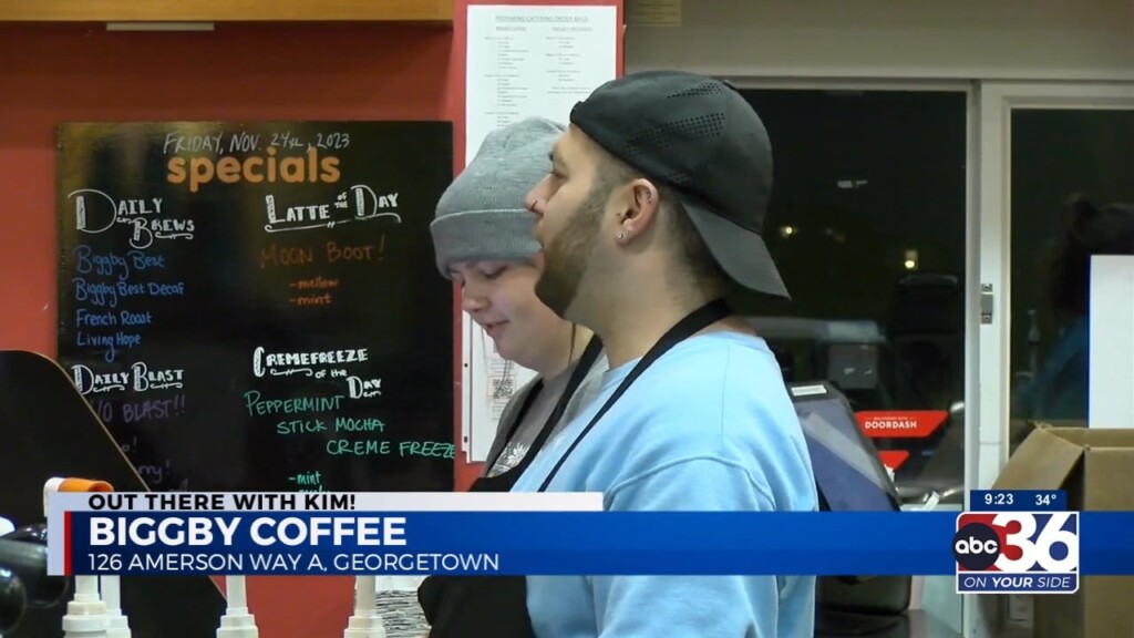 Out There With Kim Visits Brenden Ludlow At Biggby Coffee