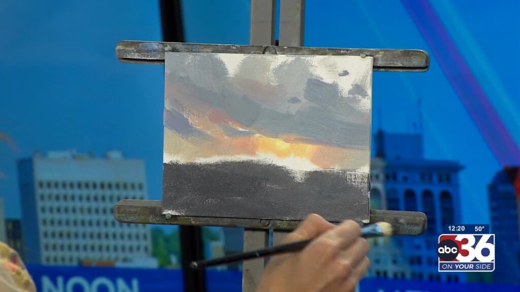 Artist Kathleen Hudson Paints A Sunrise On High Noon
