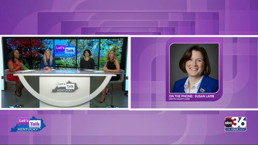 Our Guest On The Phone Is Fayette County Clerk Susan Lamb