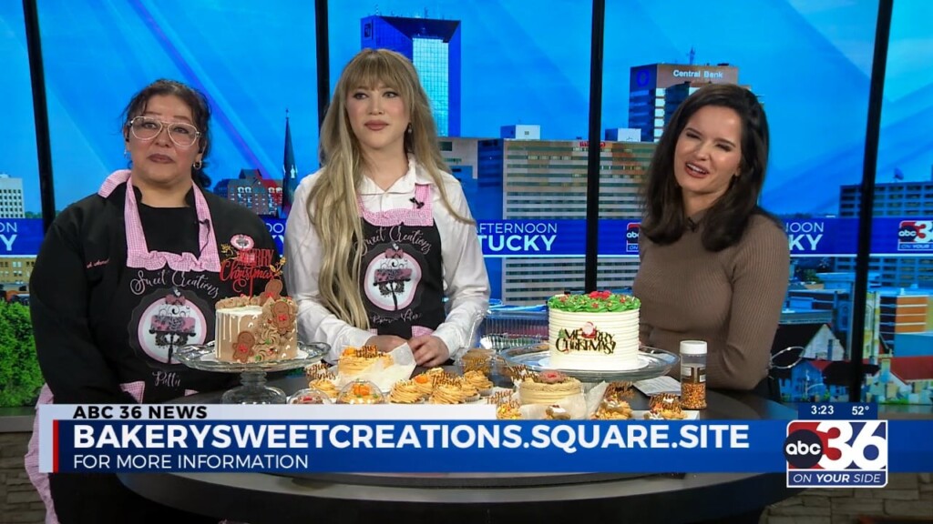 Sweet Creations Bakery Showcases Their Holiday Treats