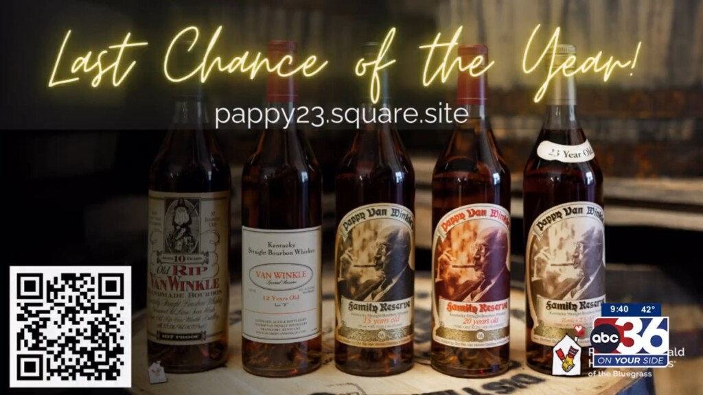 Ronald Mcdonald House Raffles Pappy Van Winkle!