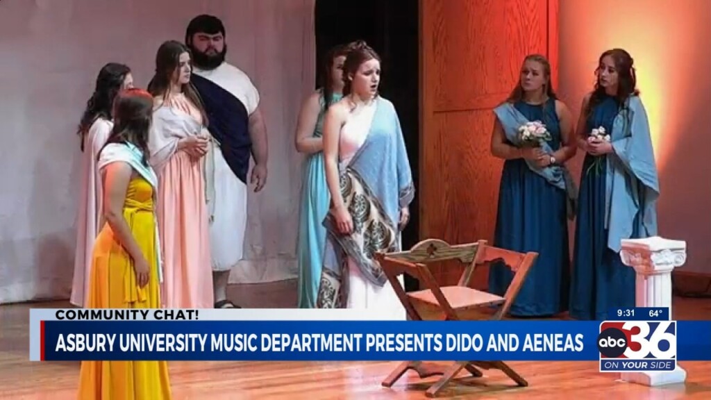 Asbury Music Department Presents Dido And Aeneas Opera