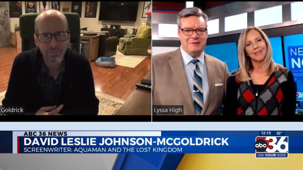Doug And Lyssa Interview Friend And Screenwriter David Leslie Johnson Goldrick About His New Movie Aquaman And The Lost Kingdom