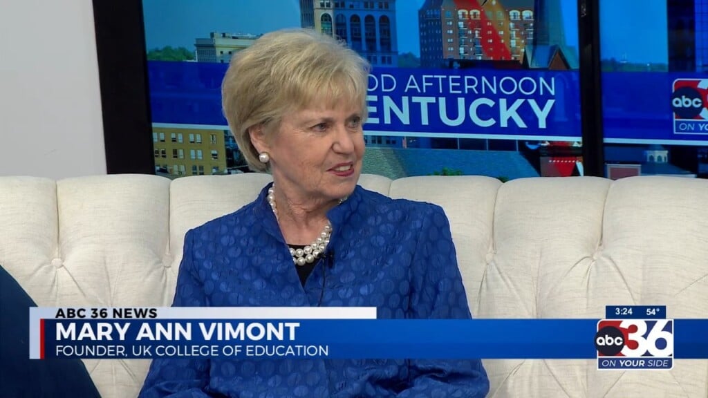 Mary Ann Vimont Talks Uk's Teachers Who Made A Difference Program