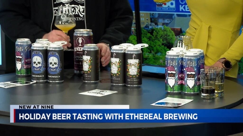 Ethereal Brewing Brings Holiday Beer Tasting And Talks About Their New Year's Eve Dining Experience!