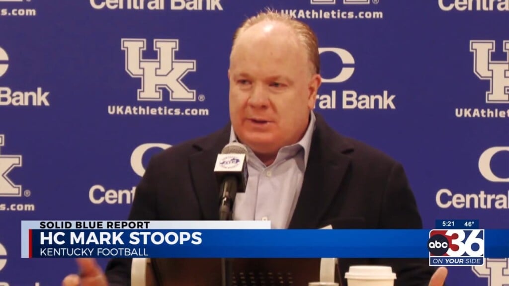 Mark Stoops On Who Will Play In The Gator Bowl, Uk Volleyball In Sweet 16 And Reed Sheppard Is The Sec Freshman Of The Week
