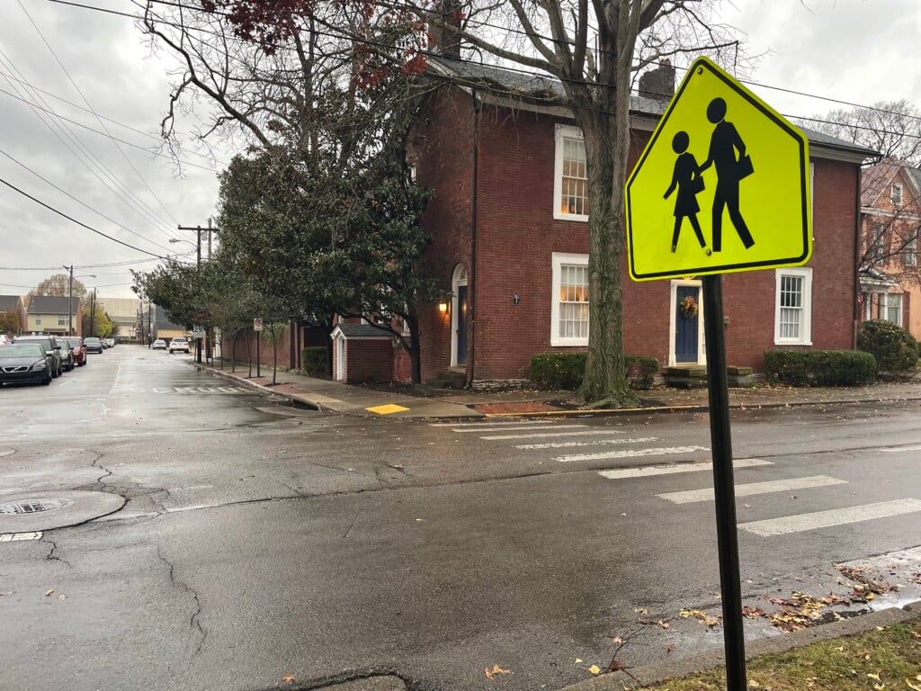 Crosswalk near Harrison Elementary School (Raime Cohen/WTVQ)