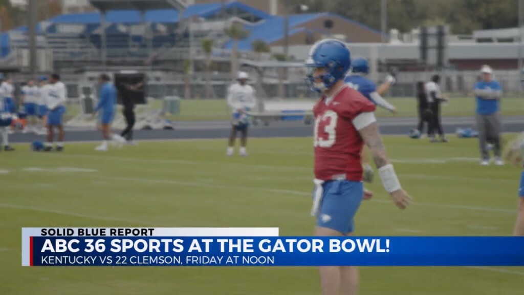 Kentucky Football Finishes Second Day Of Gator Bowl Practice In Jacksonville