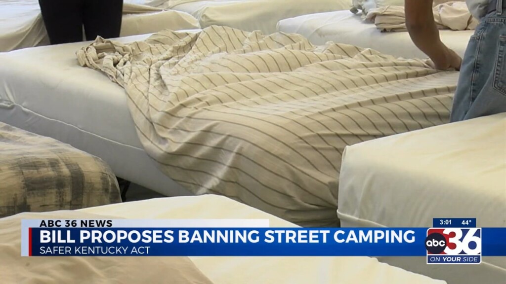 Bill Would Ban Homeless Camps On Streets
