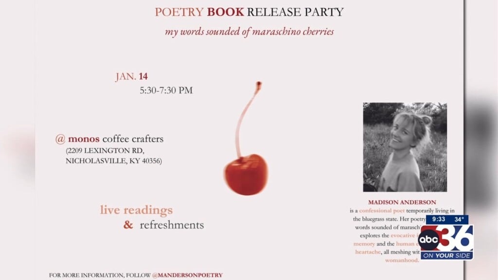 Author Madison Anderson Tells Us About Her New Book "my Words Sounded Of Maraschino Cherries"
