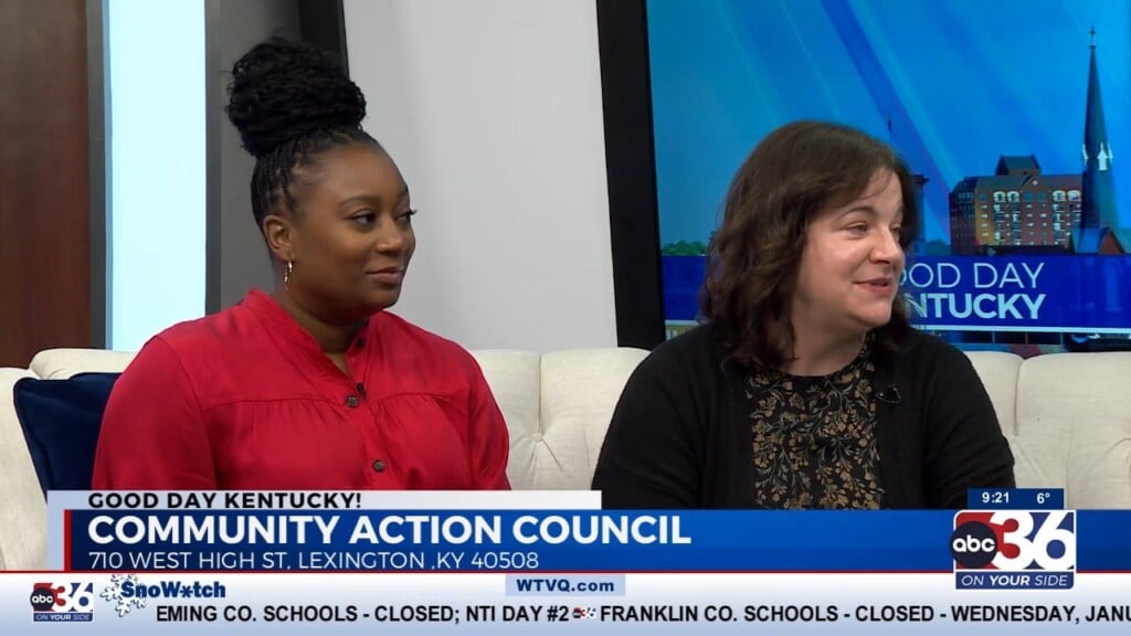 Community Action Council's Melissa Tibbs And Jessica Cofffie Visit Us
