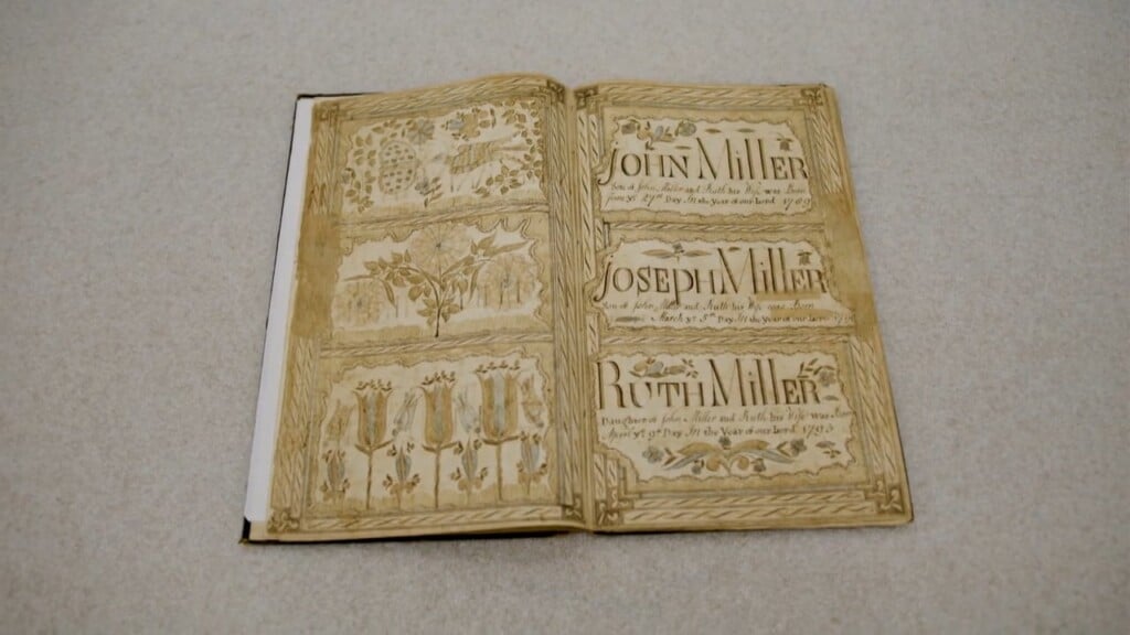 Kentucky History Treasures Looks At A Fraktur