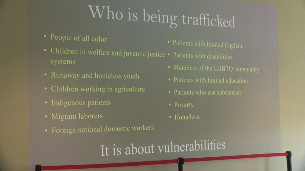 Human Trafficking Session