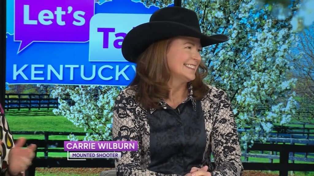 Cowgirl Carrie Wilburn Joins Let's Talk To Tell Us About Mounted Shooting Competitions!