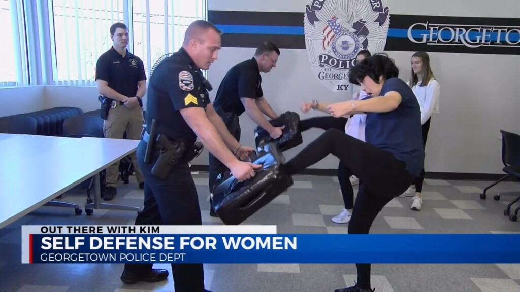 Kim Dixon Goes Out There To Georgetown Police Department To Experience Their Self Defense Fro Women Course