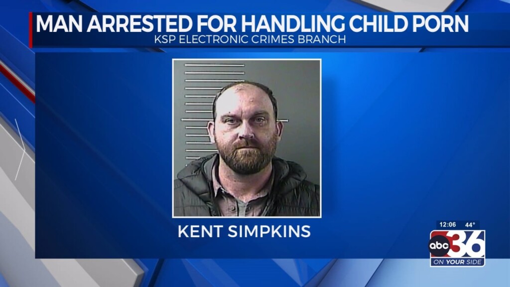 Man Arrested For Handling Child Porn