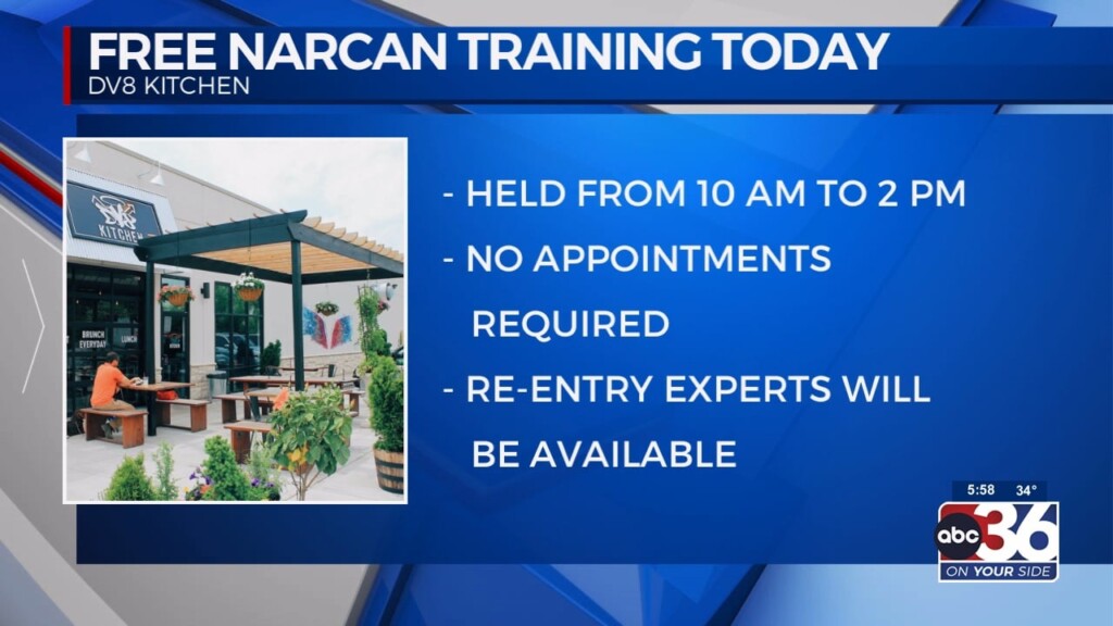 Dv8 Kitchen Hosts Free Narcan Training