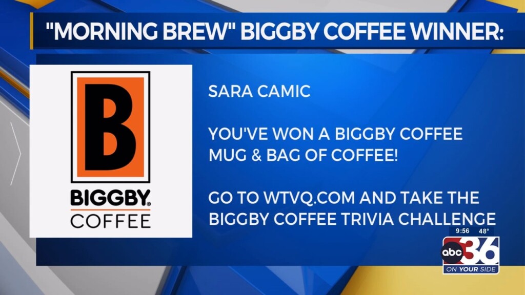 Morning Brew Biggby Coffee Winner Is Sara Camic Of Lexington