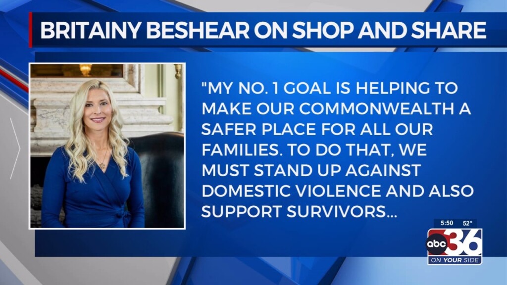 Britainy Beshear Heads 15th Annual Shop And Share Event To Support Domestic Survivors