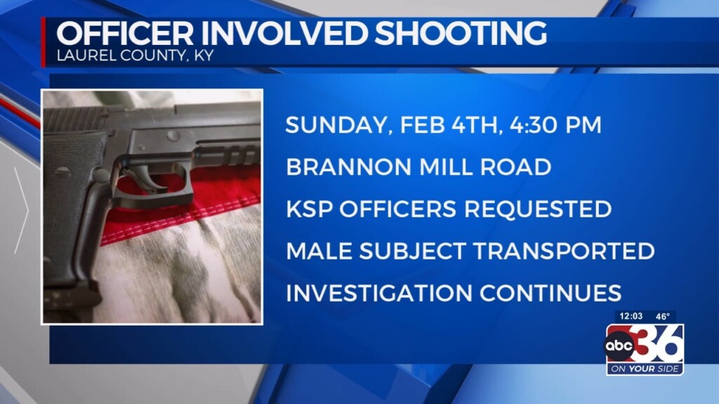 Laurel Co. Officer Involved Shooting