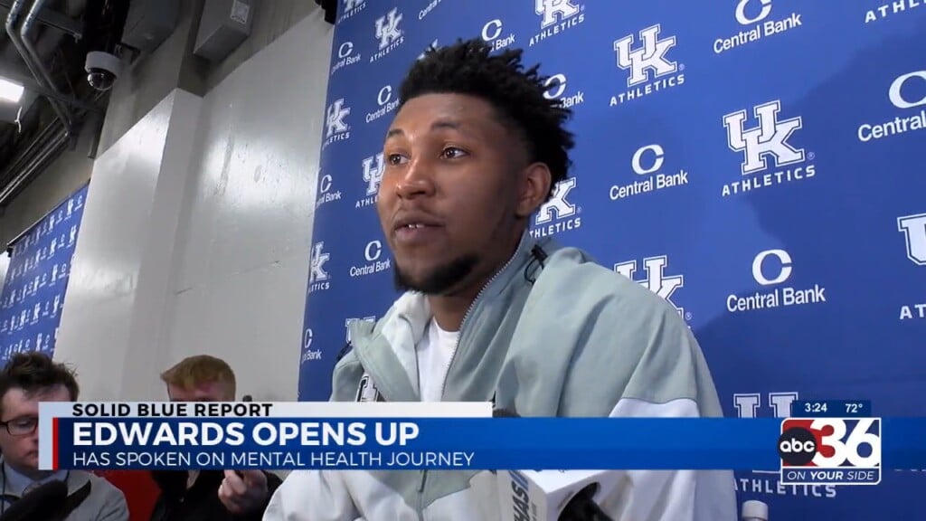 Uk Basketball's Justin Edwards Opens Up About His Mental Health Journey
