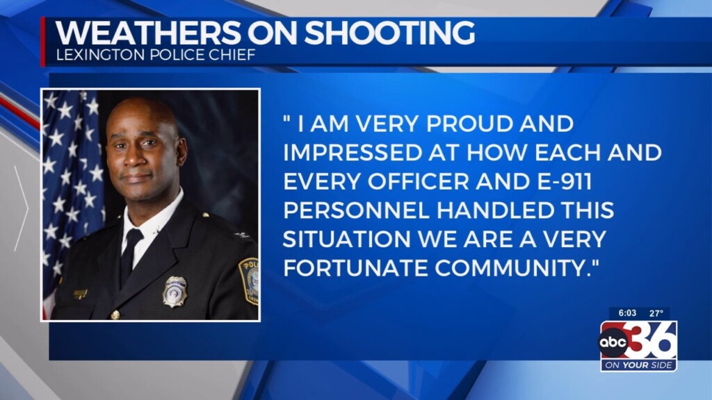 Police Chief Weathers Calls An Officer Involved Shooting On Royal Street Near 7th An Ambush!