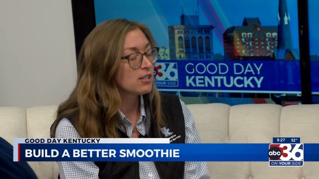 U.k. Co Op Extension's Dr. Heather Norman Burgdolf Tells Us How To Build A Better Smoothie