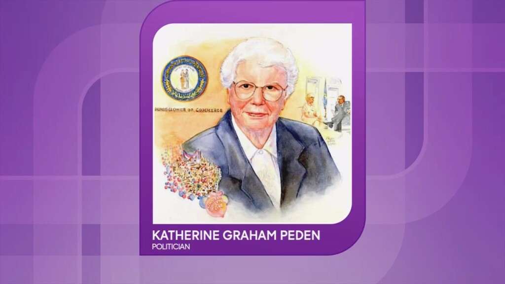 Let's Talk Kentucky Woman In History Is Katherine Graham Peden