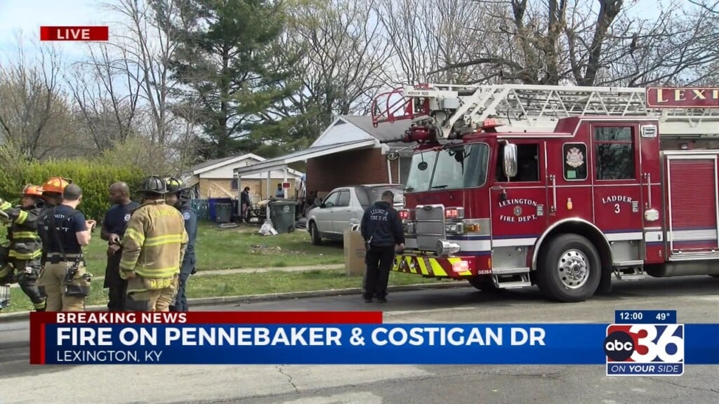 Fire Broke Out This Morning At Pennebaker And Costigan Drive In Lexington