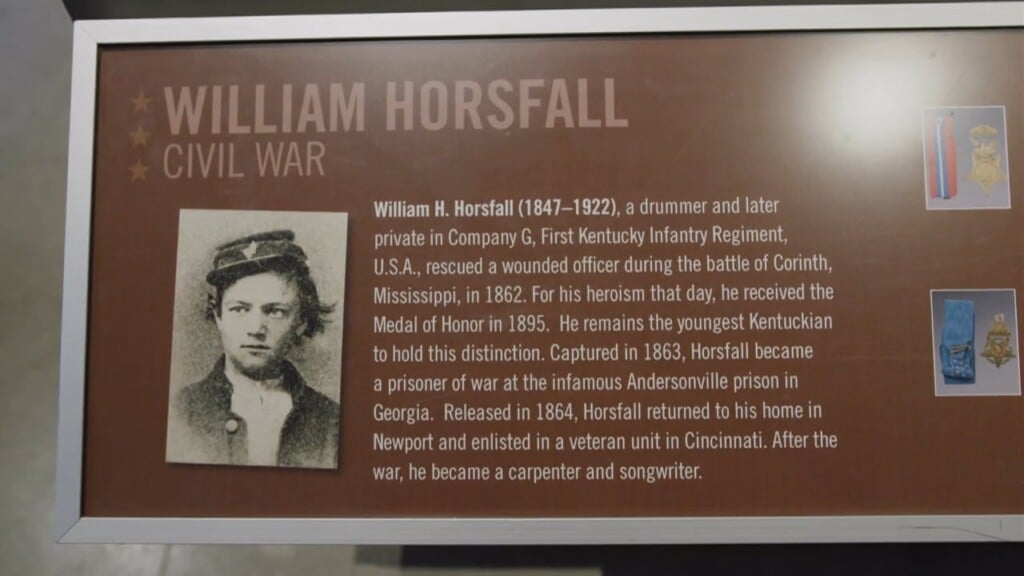 Kentucky History Treasures 14 Year Old Drummer William Horsfall Awarded Medal Of Honor