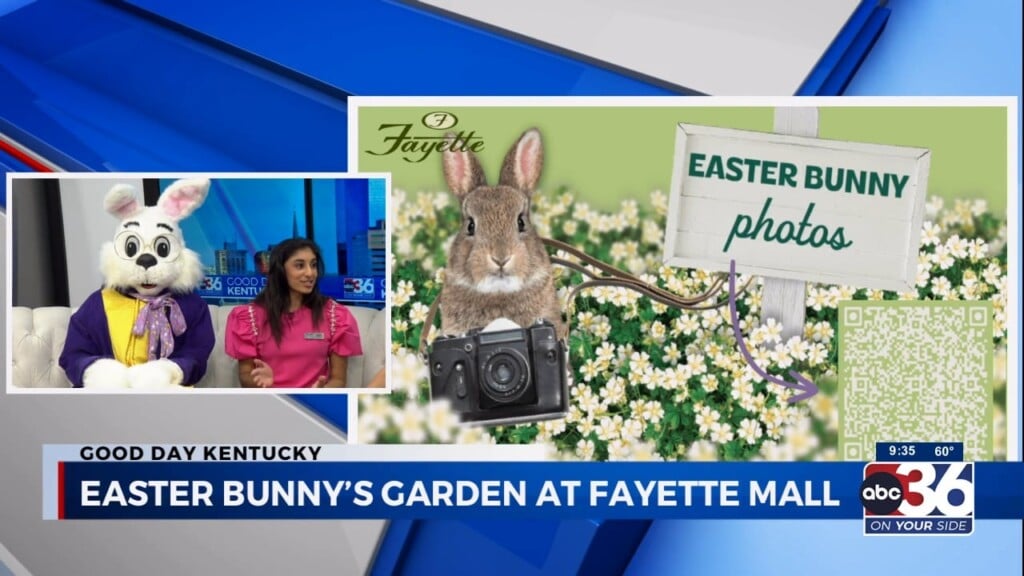 Fayette Mall's Rabiya Syed Brought The Easter Bunny To The Studio!