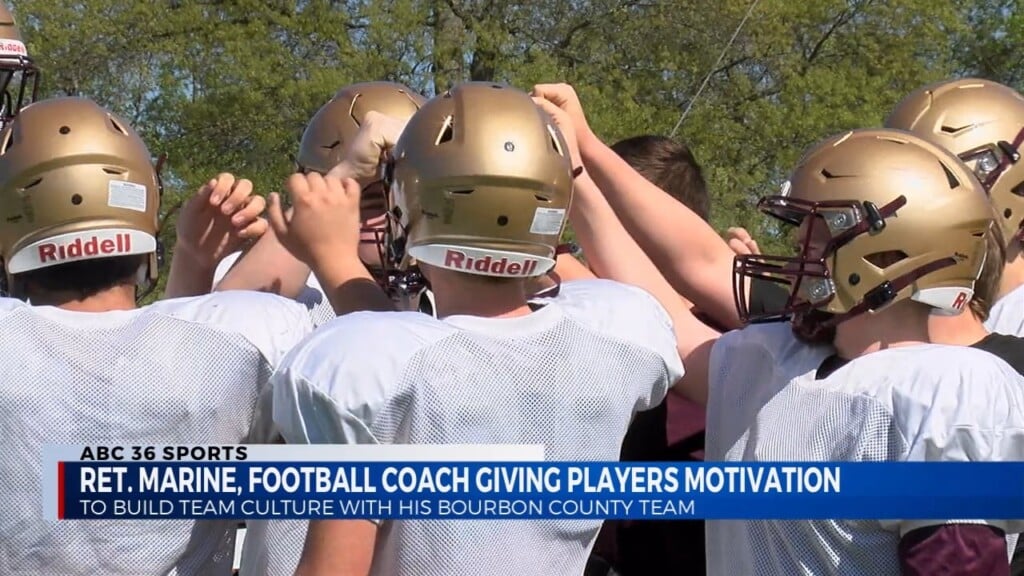 Retired U.s. Marine Motivating Football Players To Become Champions