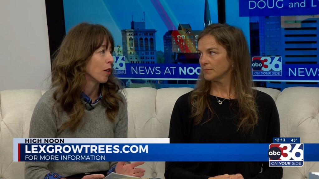 Forestry Manager Heather Wilson And District Council Member Hannah Legris Talk Lex Grow Trees!