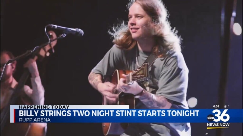Billy Strings Two Night Stint Starts Tonight At Rupp Arena