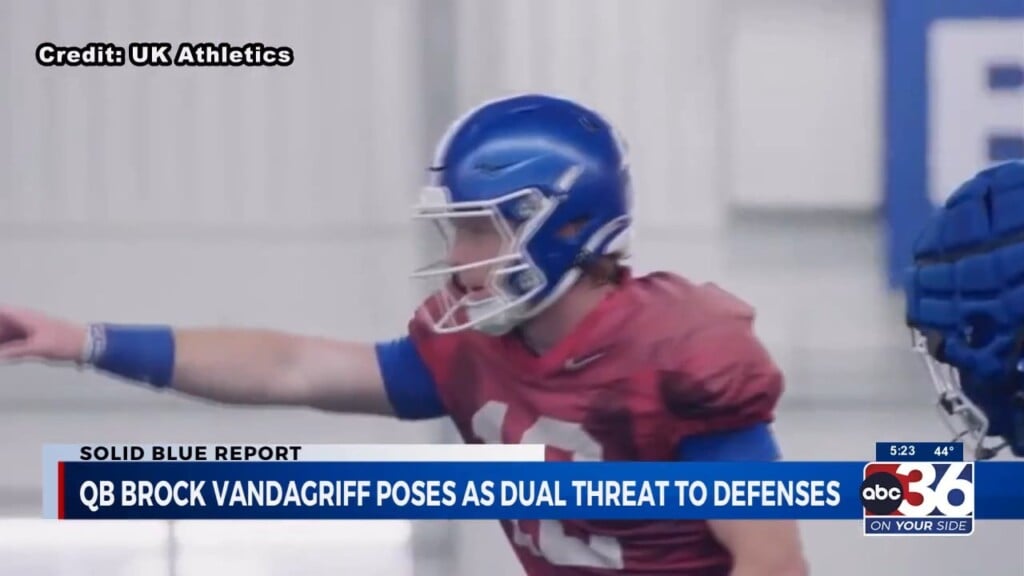 Uk Football Defensive Coordinator Praises New Quarterback Brock Vandagriff