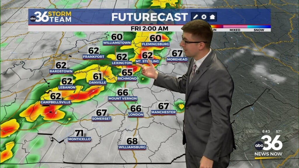 Warm Temperatures Continue Thursday Ahead Of A Line Of Overnight Storms Meteorologist Dillon Gaudets Thursday Morning Forecast