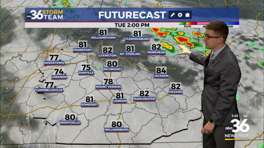 Summer Like Warmth Leads To Storm Chances For Some Meterologist Dillon Gaudet's Tuesday Morning Forecast