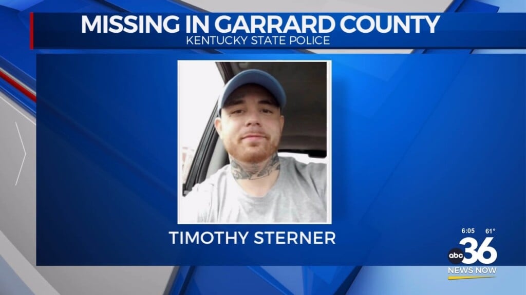 Garrard County Man Timothy Sterner Is Missing