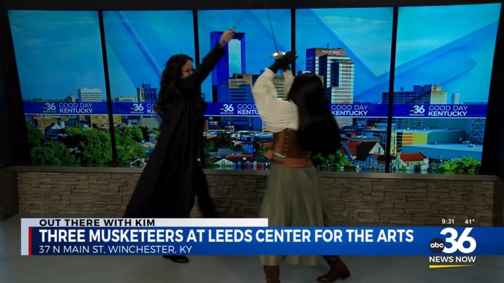 Out There With Kim Dixon Goes "in There" With Actors From Leeds Center For The Arts Production "three Musketeers"