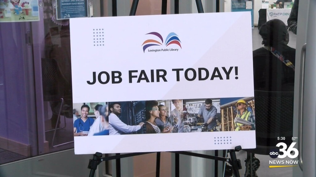 A Job Fair Was Held At The New Marksbury Family Branch