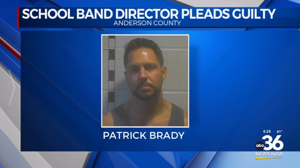 Anderson County School Band Director Patrick Brady Pleads Guilty To Rape And Sodomy Charges