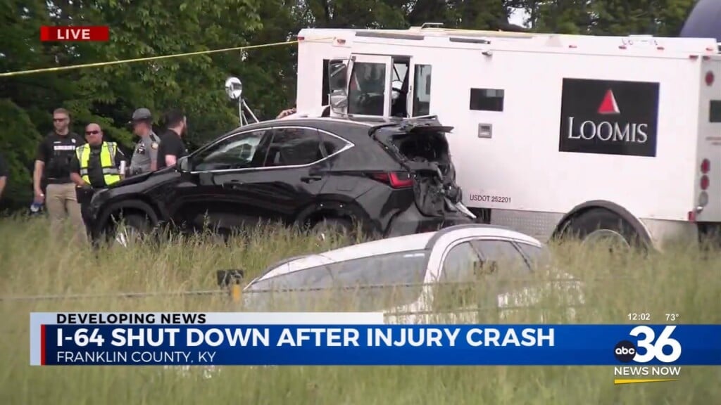 Jane Davenport Goes Live To I64 After It Was Shut Down For A Multi Car Incident