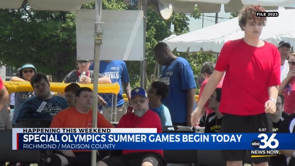 Eku Special Olympics Begins Today In Richmond/ Madison County