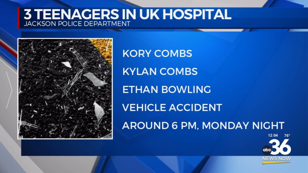 Three Breathitt County Teens Are In Uk Hospital After Car Crash