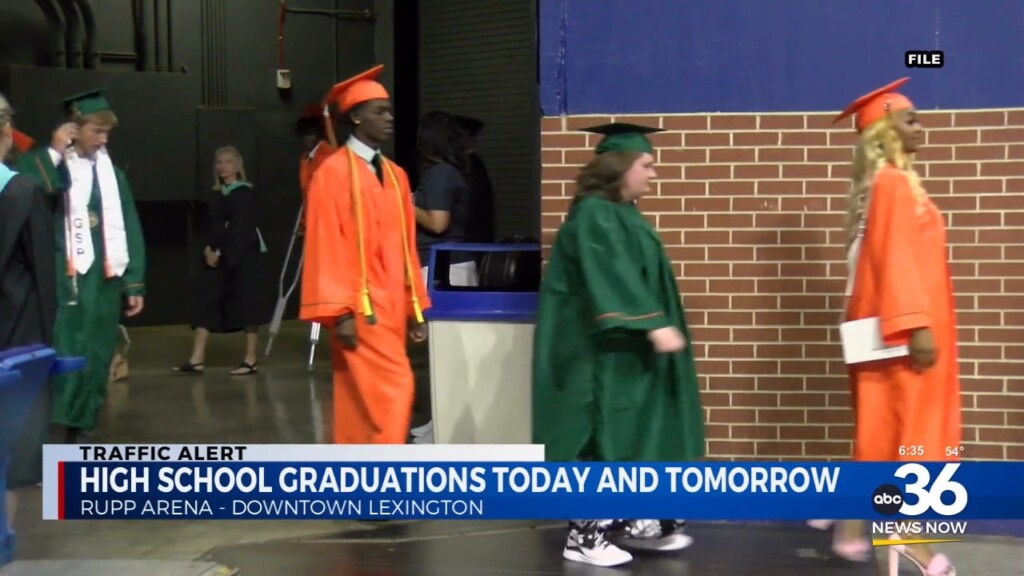 High School Graduations Today And Tomorrow At Rupp Arena