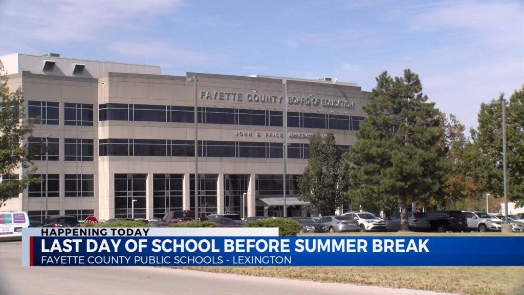 Last Day Of School Before Summer Break For Fayette County