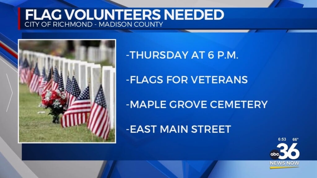 Flag Volunteers Needed In Madison County