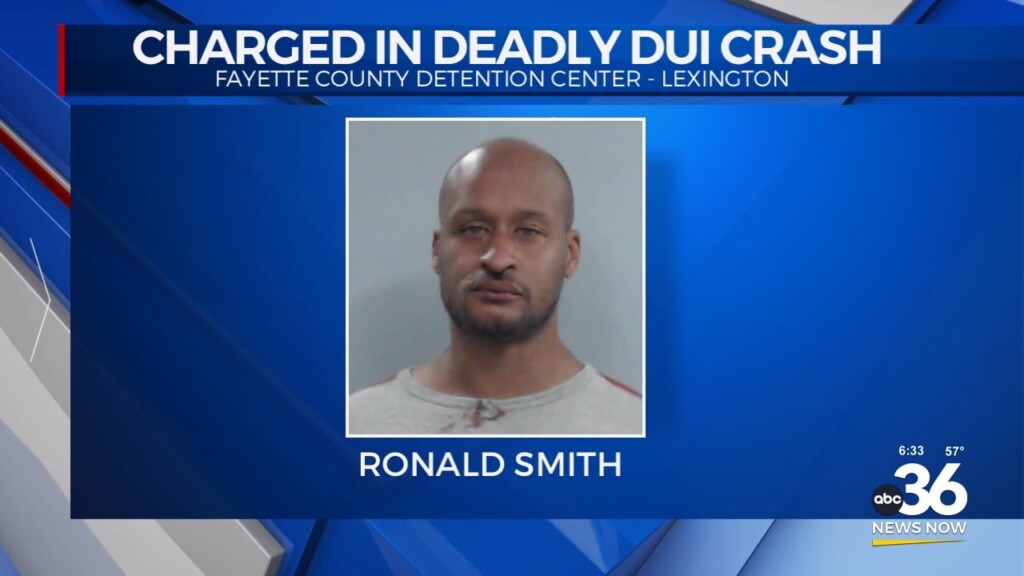 Ronald Smith Charged In Deadly Dui Crash In Lexington