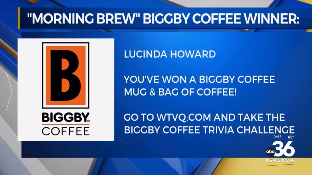 Congratulations To Our Biggby Coffee Winner Lucinda Howard Of Lexington