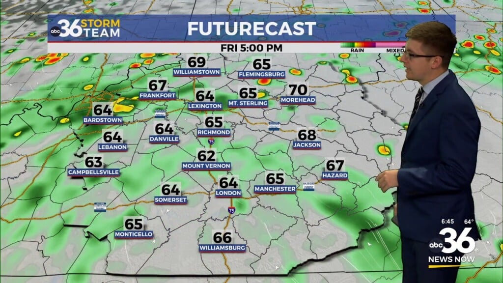 A Nice Thursday Before More Showers And Storms Arrive Friday
